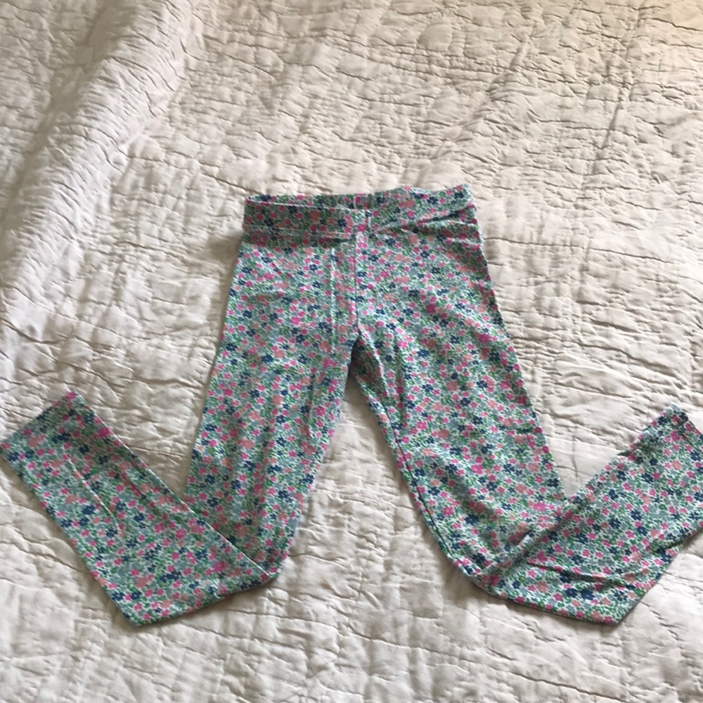 Sz 8 crew it’s floral leggings